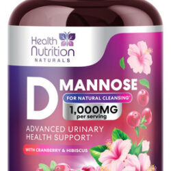 Suplemento Health Nutrition Naturals D-mannose & Cranberry