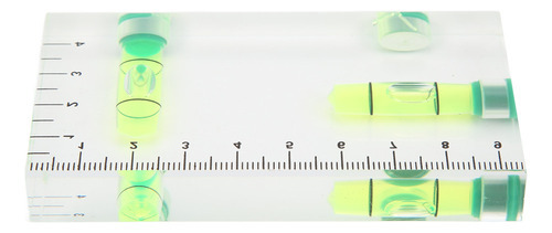 Nível De Bolha Horizontal Totalmente Transparente Bidimensio - Imagem 4