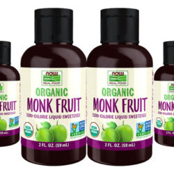 Fruta Dos Monges Now Foods Adoçante Líquido 59ml 4un
