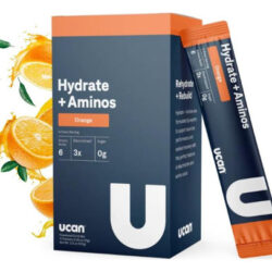 Pacotes Ucan Hydrate + Aminos, Laranja, 10 Contagem, Ceto, E