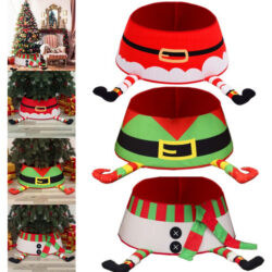 Base Envolvente De Árvore De Natal 3d, Decorações Para Festa
