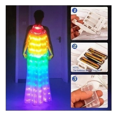 Trajes De Asa De Luz Led De Novo Estilo Para Adultos Em 2023 - Imagem 7