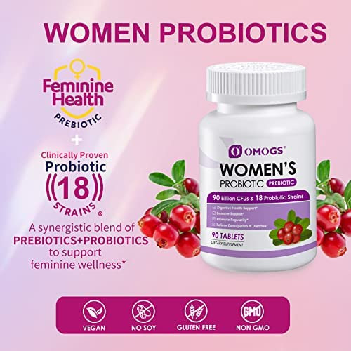 Probiótico Feminino Omogs, Com Extrato De Cranberry E Prebi - Imagem 3