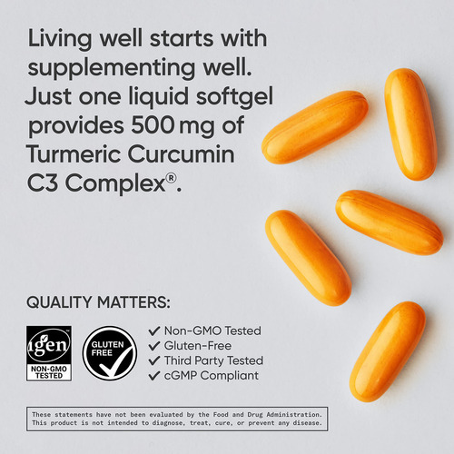 Suplemento De Pesquisa Esportiva Cúrcuma Curcumina C3 500mg - Imagem 4