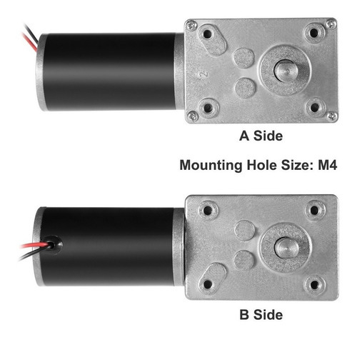 Motor Redutor Helicoidal De Eixo Duplo Dc 12v 250rpm - Imagem 5