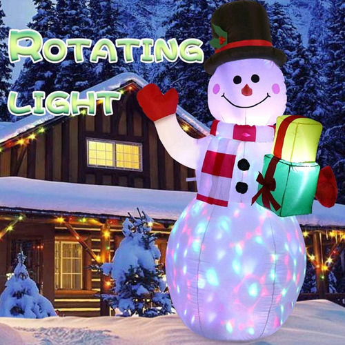 X Decorações Infláveis De Jardim De Boneco De Neve Com Luz - Imagem 8