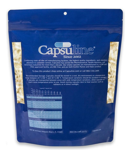 Capsulina Tamanho 2 Cápsulas Veganas Vazias, Transparentes - - Imagem 2