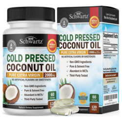 Cápsulas De Óleo De Coco 2000 Mg - Orgânico Puro Extra Virge