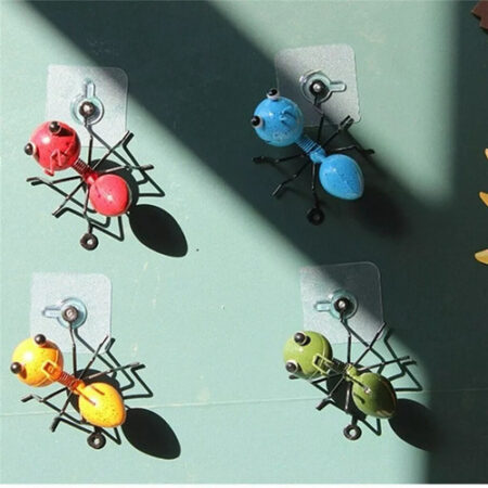 4 Peças De Decoração De Parede De Formiga De Ferro Forjado — foto 5