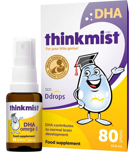 Thinkmist Kids Dha Omega-3, 80 Sprays - Suplemento Líquido