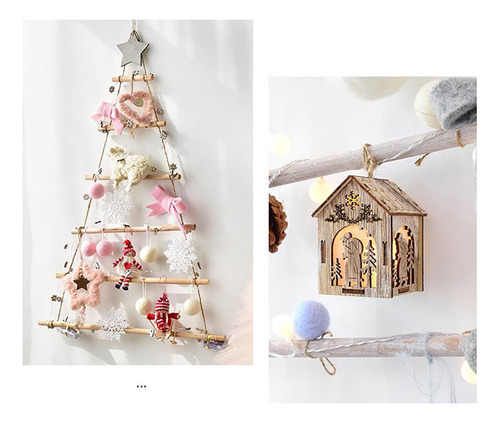 Decoração De Estrela E Corda Com Ornamentos Suspensos De Mad - Imagem 8
