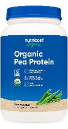Proteína De Ervilha Em Pó Nutricost Organic 907g Sem Sabor - Imagem 2