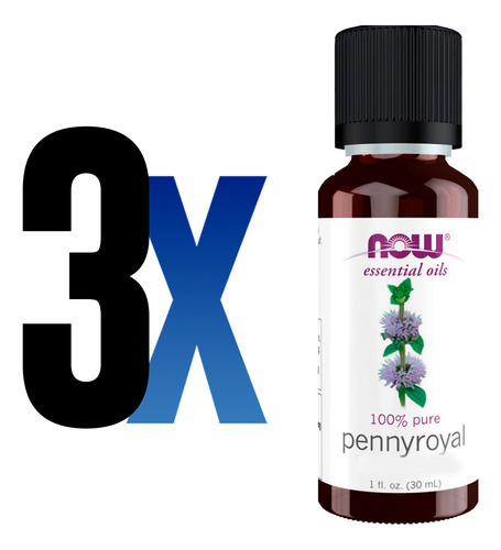 Óleo De Poejo Now Foods Pennyroyal 30ml Importado 3un - Imagem 2