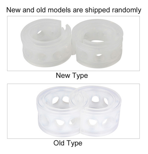 2 Peças De Retentor De Carro Transparente Tpe Spring Buffer - Imagem 8