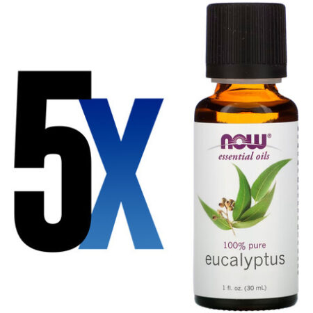 Óleo Eucalipto 30ml Globulus Now Foods Puro Importado 5un - Imagem 2