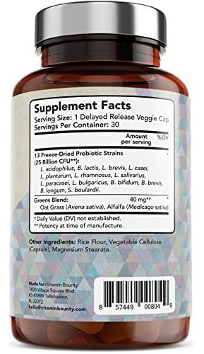 Vitamin Bounty Pro-25 Probióticos - 13 Cepas Probióticas, Sa - Imagem 3
