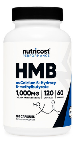 Suplemento Nutricost Hmb (beta-hidroxi Beta-metilbutirato)