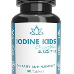 Comprimidos De Iodo Mastigáveis Para Crianças De 3,125 Mg