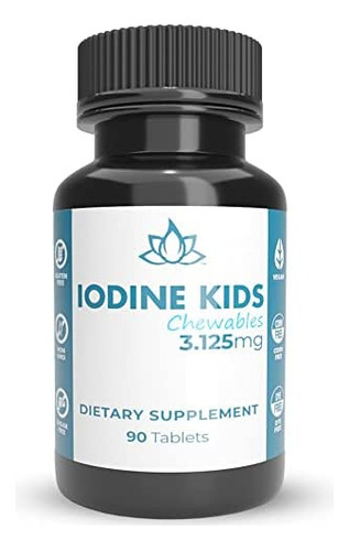 Comprimidos De Iodo Mastigáveis Para Crianças De 3,125 Mg