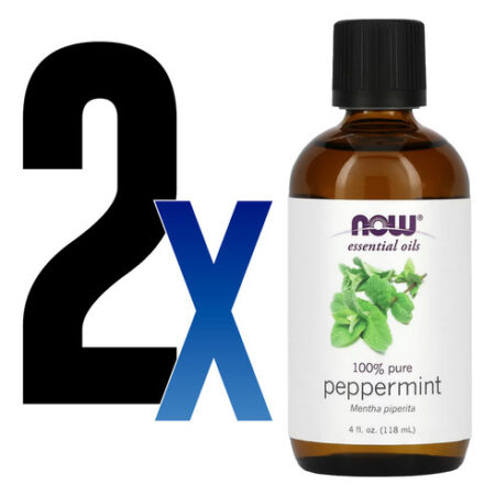 Óleo De Hortelã-pimenta Now Foods Peppermint 118ml 2un - Imagem 2