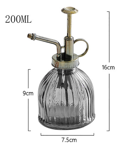 Borrifador 200ml Alta Qualidade Vidro Retrô - Imagem 3