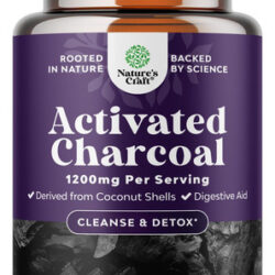 Suplemento De Carvão Vegetal Natures Craft Cleanse And Detox