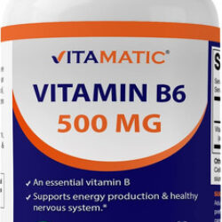 Vitamatic Vitamina B6 (piridoxina Hci), 500 Mg 120 Comprimid