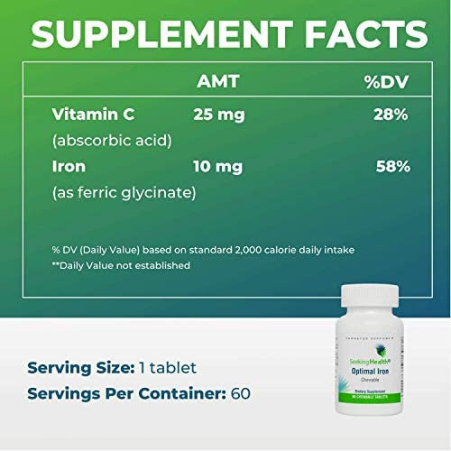 Ferro Mastigável Em Busca De Saúde, Com Vitamina C, Apoia O - Imagem 7