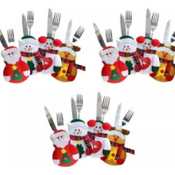 Conjunto De 12 Porta-talheres De Natal, Enfeite Mensal