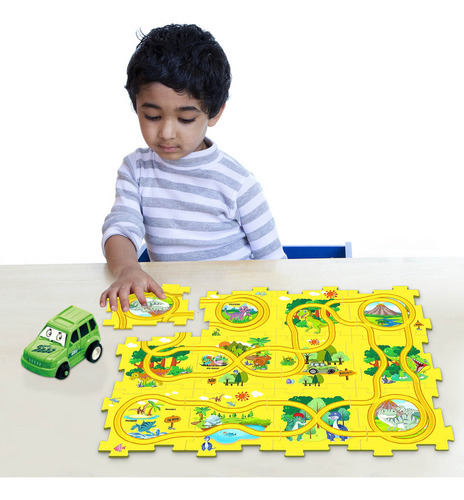 Hhh Ki Puzzle Track Car Play Set, Veículo De Brinquedo - Imagem 5