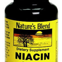Natures Blend Niacina 250 Mg 250 Mg 100 Comprimidos