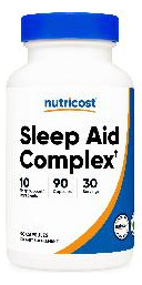 Complexo Sleep Aid Nutricost Sleep Aid 1330 Mg 90 Cápsulas - Imagem 2