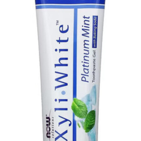 Creme Dental Xyliwhite Now Foods Menta Bicarbonato Sódio 5un - Imagem 3