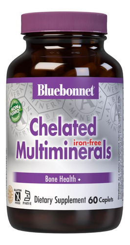 Multiminerais Quelatados De Potência Nutricional Bluebonnet