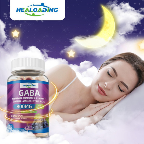 Healoading Gaba Gummies 800 Mg Suplementos Gaba Com L-teanin - Imagem 6