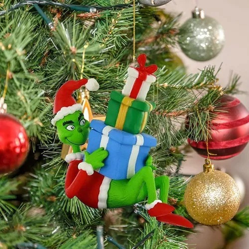 Nuevo 6 Grinch Doll Christmas Decoration Tree Hanging - Imagem 5