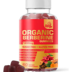 Gomas De Suplemento De Berberina (1200 Mg) Com Canela Do Cei