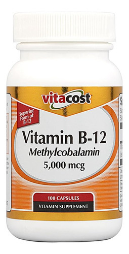 Vitacost, Vitamina B-12, Metilcobalamina - 5000 Mcg - 100 Cá