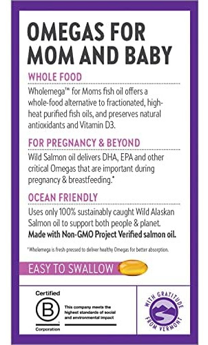 Novo Capítulo Pré-natal Dha - Suplemento De Óleo De Peixe Wh - Imagem 7