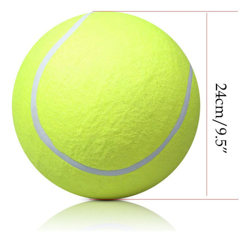 Bola De Tênis Gigante 24 Cm Pet Toy Assinatura Jumbo Big Ten - Imagem 8