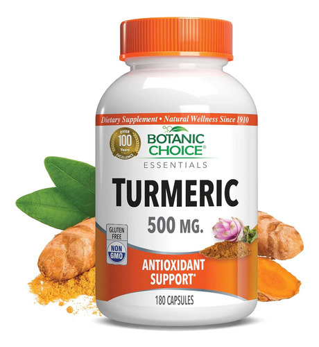Suporte Antioxidante De Cúrcuma Premium Botanic Choice - Sup