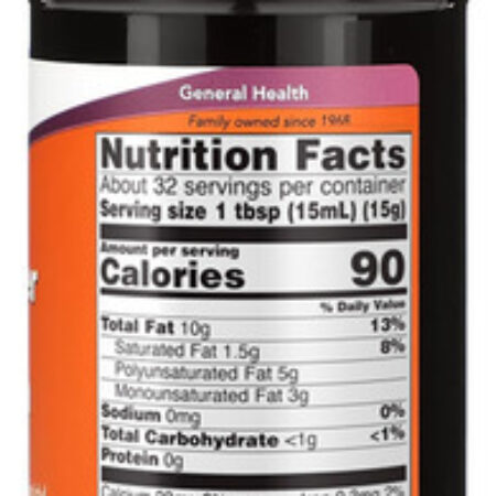 Lecitina De Girassol Now Foods 473 Ml Puro Importado 5un - Imagem 3