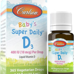 Carlson - Babys Super Daily D3, Gotas De Vitamina D Para Beb