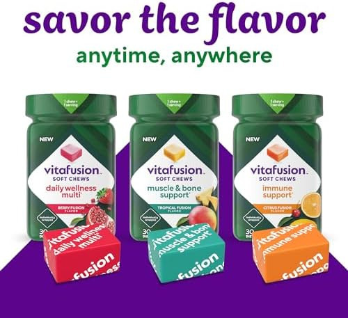 Vitafusion Soft Chews Para Suporte Muscular E Ósseo (1), Vit - Imagem 10