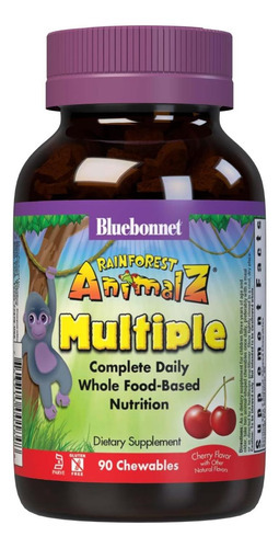 Bluebonnet Rainforest Animalz Múltiplo Suplemento Diário Com