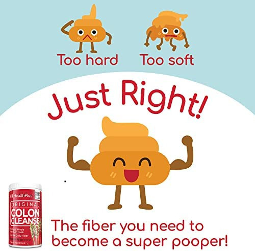 Health Plus Colon Cleanse - Pó De Fibra Diário Natural - Se - Imagem 5