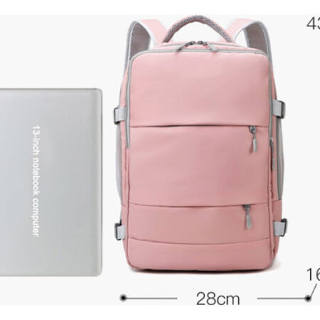 Mochila De Viagem Impermeável Feminina De Grande Capacidade - Imagem 6