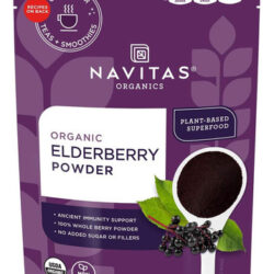 Pó De Sabugueiro Navitas Organics, Saco De 3 Onças, 28 Porçõ