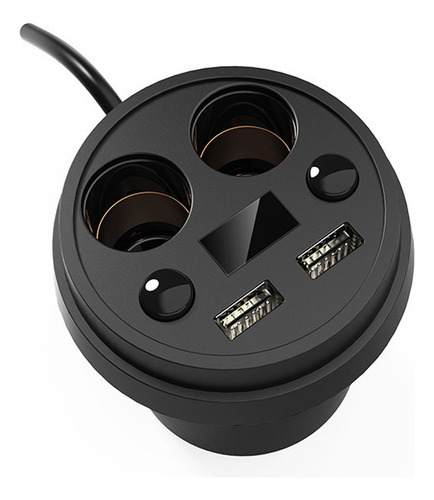 Carregador De Carro Dual Usb Cup Com Cigarro Multifunções De - Imagem 5