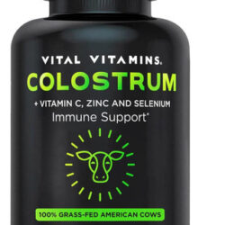 Suplemento De Colostro De Vitaminas Vitais - Cápsulas De Col